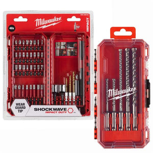 Milwaukee PACKOUT SDS+ Drill Bit & Impact Bit Accessory Set - 45pc - 4932499761 - TOOL SETS/ SOCKET SETS - Beattys of Loughrea