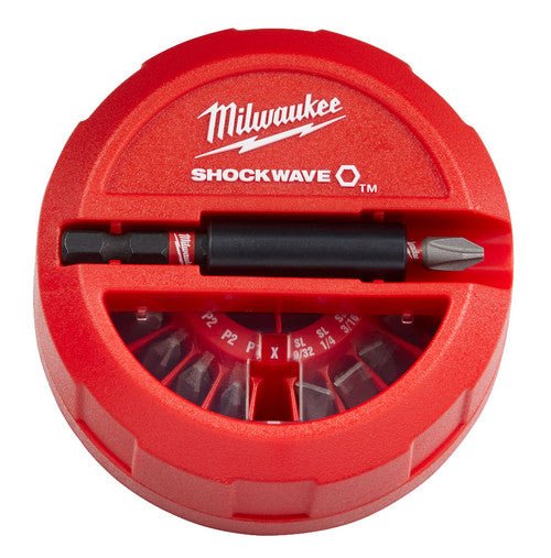 Milwaukee SHOCKWAVE Bit Puck Set 16pc 4932472055 - Beattys of Loughrea | www.beattys.ie
