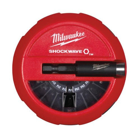 Milwaukee SHOCKWAVE Bit Set with Puck 15pc 4932430904 - Beattys of Loughrea | www.beattys.ie