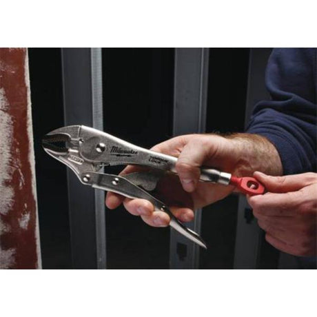 Milwaukee 10in Curved Torque Lock Locking Pliers 4932471725 - PLIERS - Beattys of Loughrea