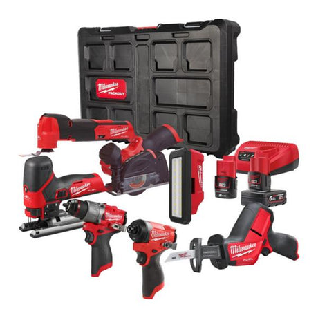 Milwaukee M12 FUEL 7-Piece Power Pack Kit - 4933499428 - BATTERIES - Beattys of Loughrea