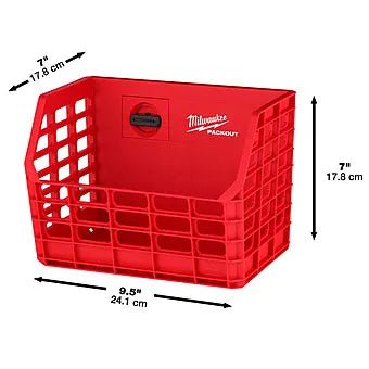 Milwaukee PACKOUT Wire Basket - 4932493379 - NAIL BAG/ TOOL HOLDERS - Beattys of Loughrea