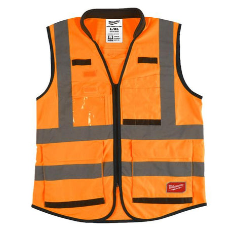 Milwaukee Premium High Visibility Vest Orange S/M 4932471898 - HI VIS JACKET/ WAISTCOAT - Beattys of Loughrea