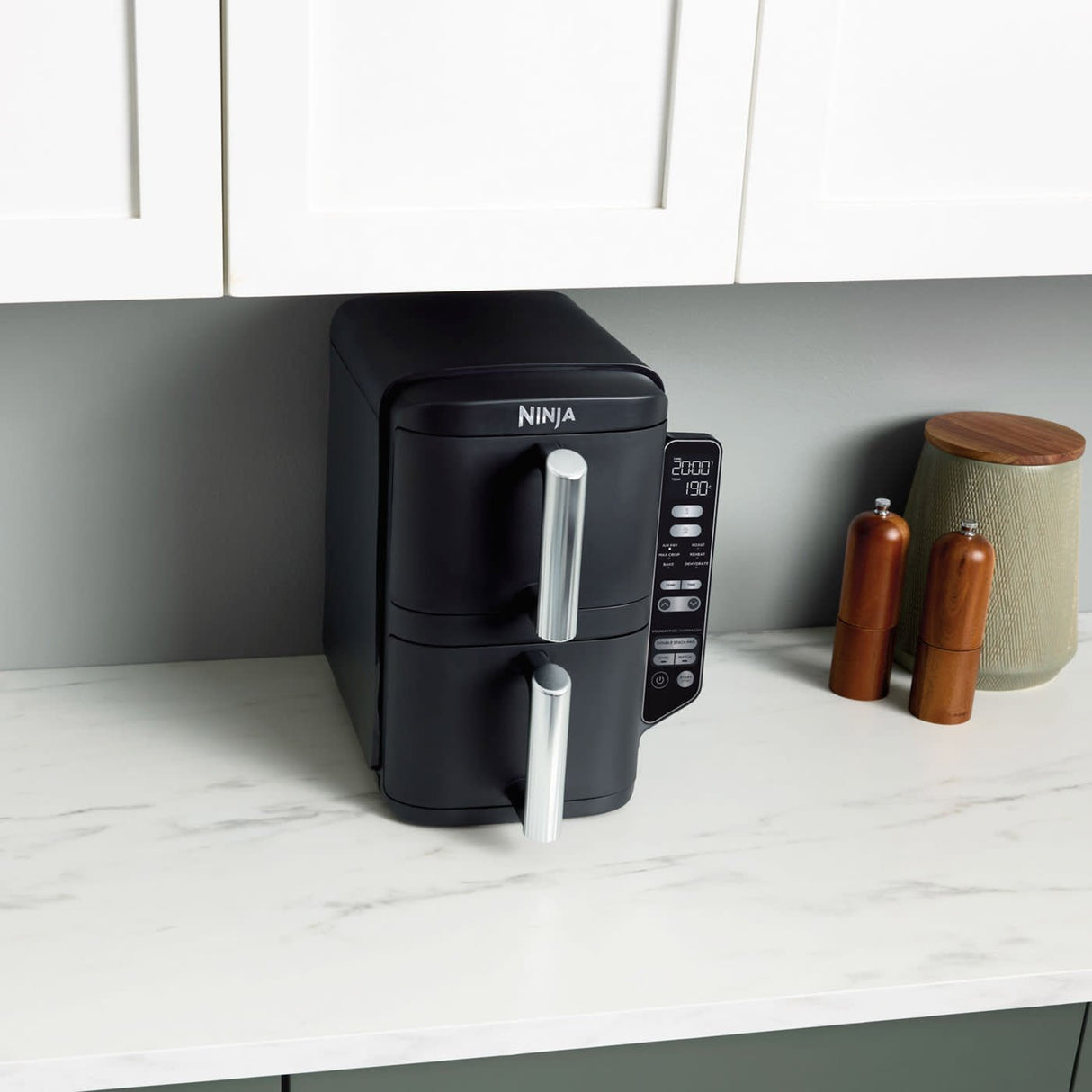 Ninja SL300UK Double Stack 7.6L 2 Drawer Air Fryer - AIR FRYER / DEEP FAT FRYERS - Beattys of Loughrea