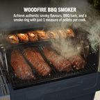 Ninja FlexFlame Outdoor Cooking System 5-in-1 Grill & Smoker | PG301UKBL