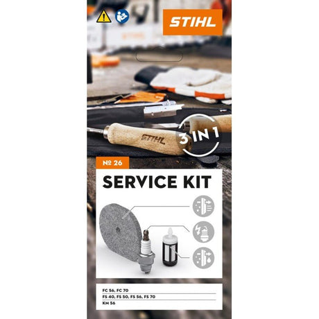 Stihl Service Kit 26 for FS 40, FS 50, FS 56, FS 70, HT 56 and KM 56 - STIHL SPARE PARTS - Beattys of Loughrea