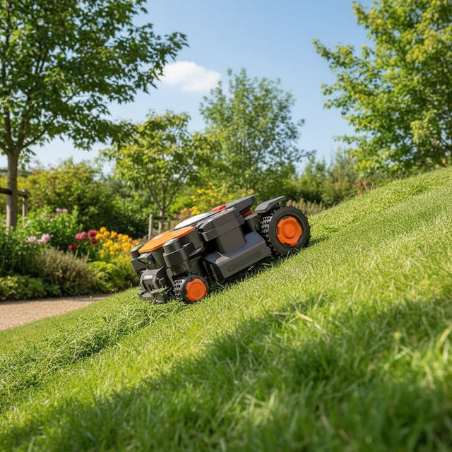 Worx WR341E Robot Mower 1000M2 Wireless All Wheel Drive (AWD) - ROBOT MOWERS - Beattys of Loughrea