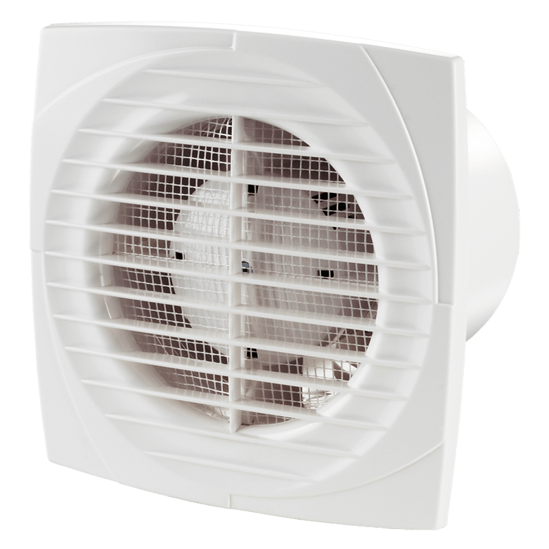 Bathroom Fan 100m with Humidity sensor Blauberg Line 100H - FAN HEATERS - Beattys of Loughrea