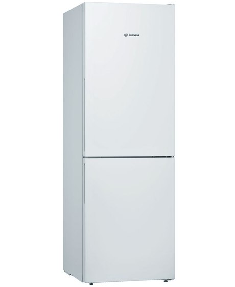 Bosch Series 4 Freestanding Fridge Freezer | White - FR/FREEZER MED COMBI 0 - 299L - Beattys of Loughrea