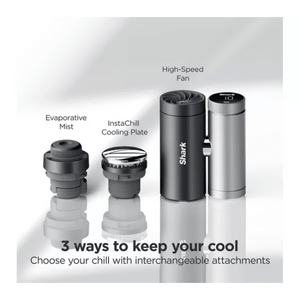 Shark ChillPill 3 - in - 1 Fan, Mist & InstaChill System – Carbon FA022UK - FANS - Beattys of Loughrea