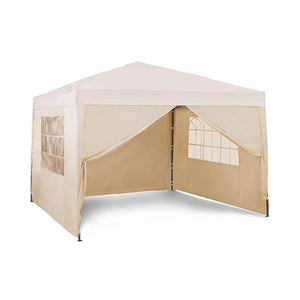 Pop Up Gazebo with 3 Sidewalls - 3M x 3M - GAZEBO CANVAS & METAL - Beattys of Loughrea