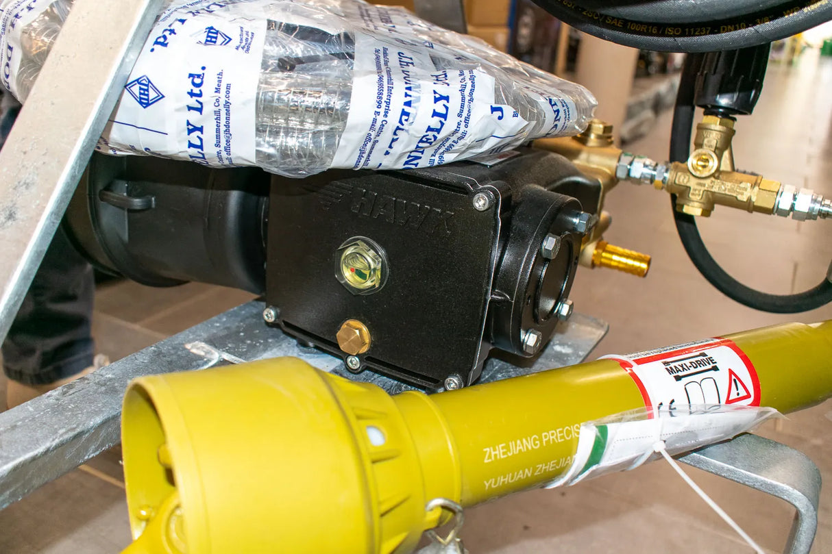 Hawk PTO Pressure Washer 4000psi with 100 ft. hose reel