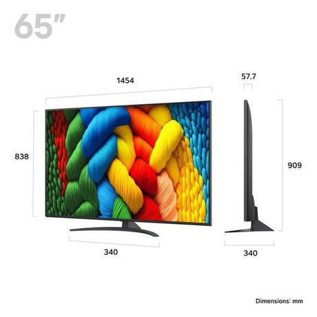 LG Nano81 65" 4K UHD NanoCell Smart TV | 65NANO81A6A.AEK - TV 29" (73CM +) - Beattys of Loughrea
