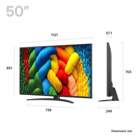 LG Nano81 50" 4K UHD NanoCell Smart TV | 50NANO81A6A.AEK - TV 29" (73CM +) - Beattys of Loughrea