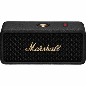 Marshall Emberton III Portable Waterproof Wireless Speaker (Black & Brass) | 1006884 - SPEAKERS HIFI MP3 PC - Beattys of Loughrea
