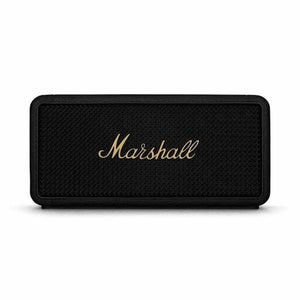 Marshall Middleton Black Brass Bluetooth Speaker | 1006034 - SPEAKERS HIFI MP3 PC - Beattys of Loughrea