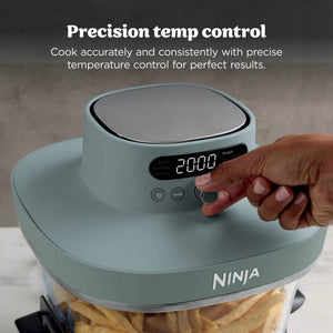 Ninja CRISPi PRO 7 - in - 1 XL Glass Air Fryer Ash Grey | AS101UKGY - AIR FRYER / DEEP FAT FRYERS - Beattys of Loughrea