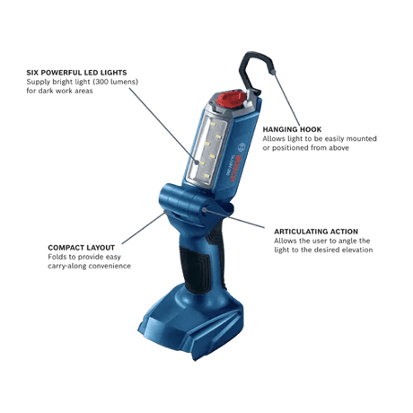 Bosch Gli18V - 300 18V Led Torch Light - TORCH/HANDLAMP - Beattys of Loughrea