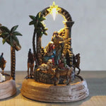 LED animierte Krippe 22cm