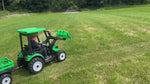 12V Ride On Tractor W/ Roof Trailer & Excavator