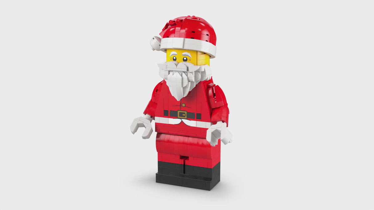 LEGO® Up-Scaled Santa Minifigure Christmas Toy Decoration 40820