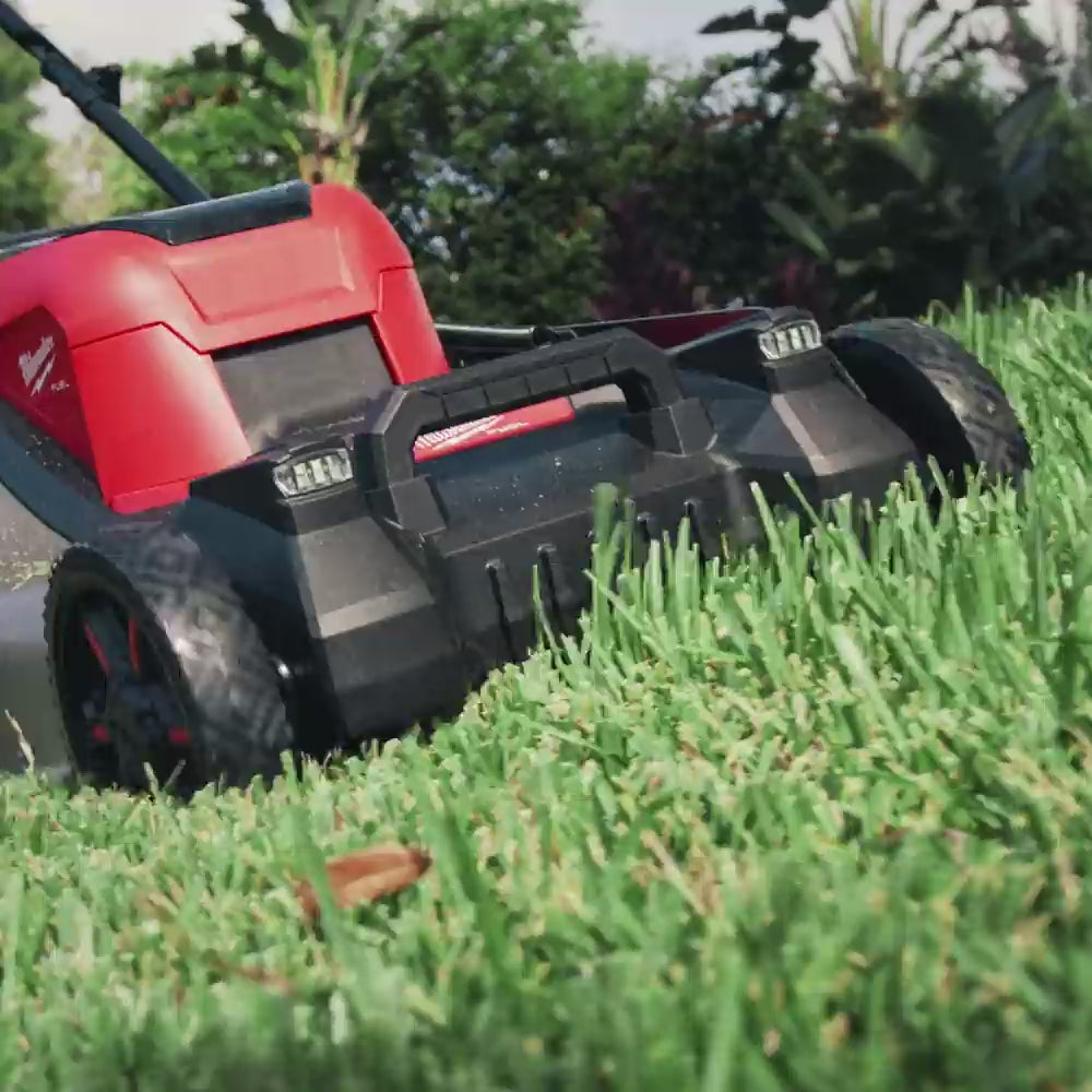 Milwaukee M18 F2LM53-122 FUEL™ Dual Battery 53cm Self-Propelled Lawn Mower with 2 x 12.0 Ah Batteries & Charger