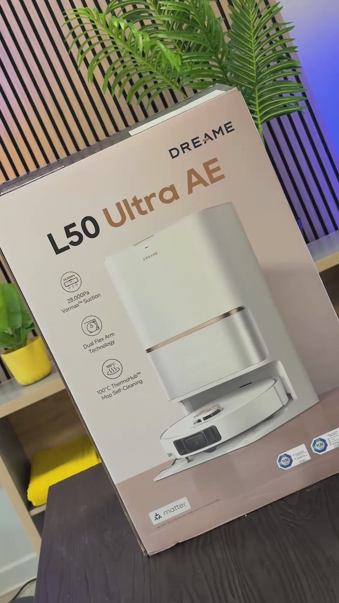 Aspirateur robot laveur Dreame L50 Ultra AE – 28 000 Pa