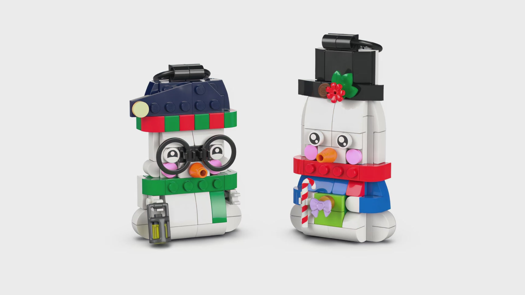 LEGO® Snowman Ornaments Christmas Decor Holiday Decorations 40812