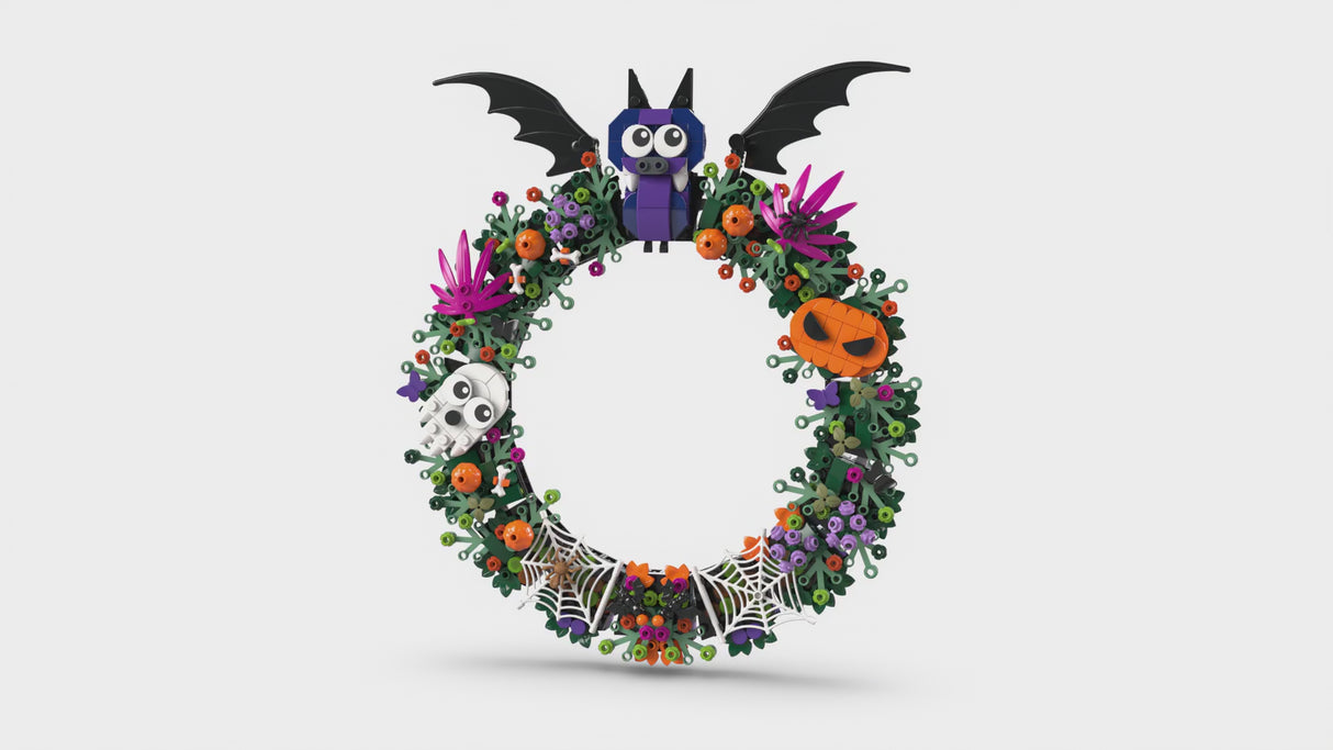 LEGO® Halloween Wreath Decoration for Home 40825