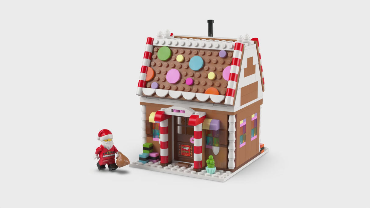 LEGO® Festive Gingerbread House Christmas Toy for Kids 40809