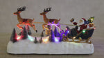 LED Santa Sleigh with Reindeers 39 x 21cm