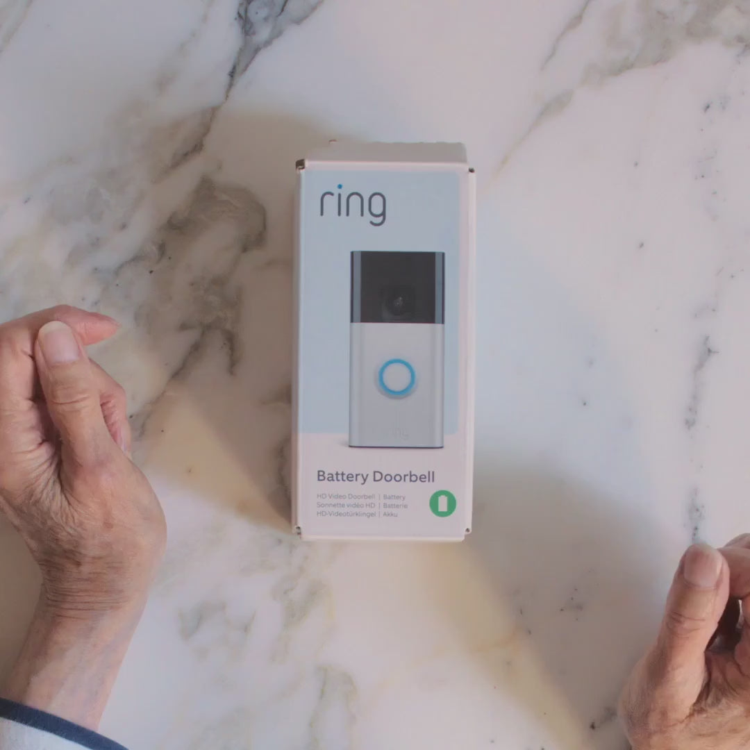 Ring Battery Video Doorbell - Satin Nickle 2024
