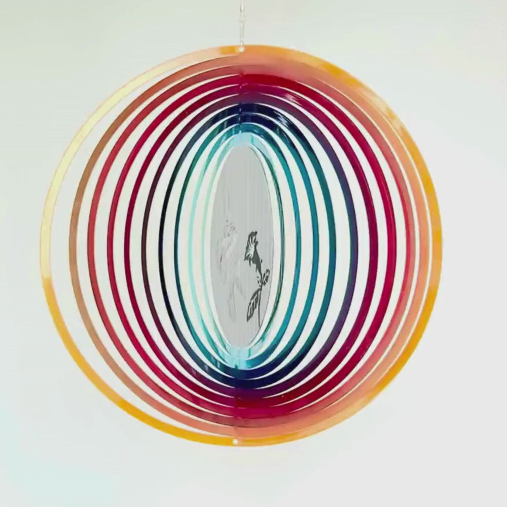 Animated Bird Wind Spinner 30cm