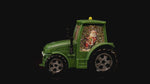Lumineo LED Water Spinner Santa in Tractor Steady Battery Operated