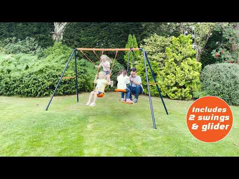 Hedstrom Neptune Double Swing & Glider Set