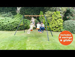 Hedstrom Neptune Double Swing & Glider Set