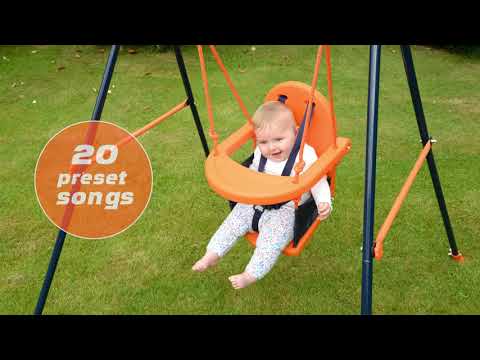 Hedstrom Fast Folding Musical Toddler Swing
