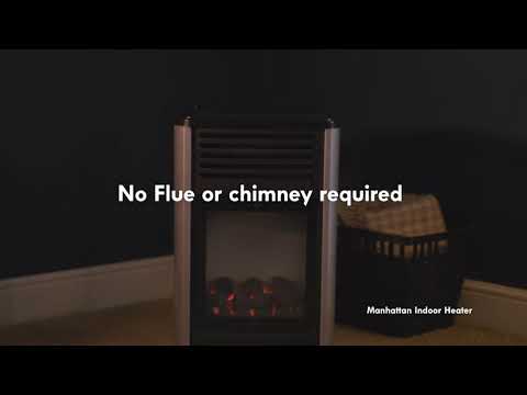 Chauffage d'appoint au gaz Manhattan portable - 3,4 kw