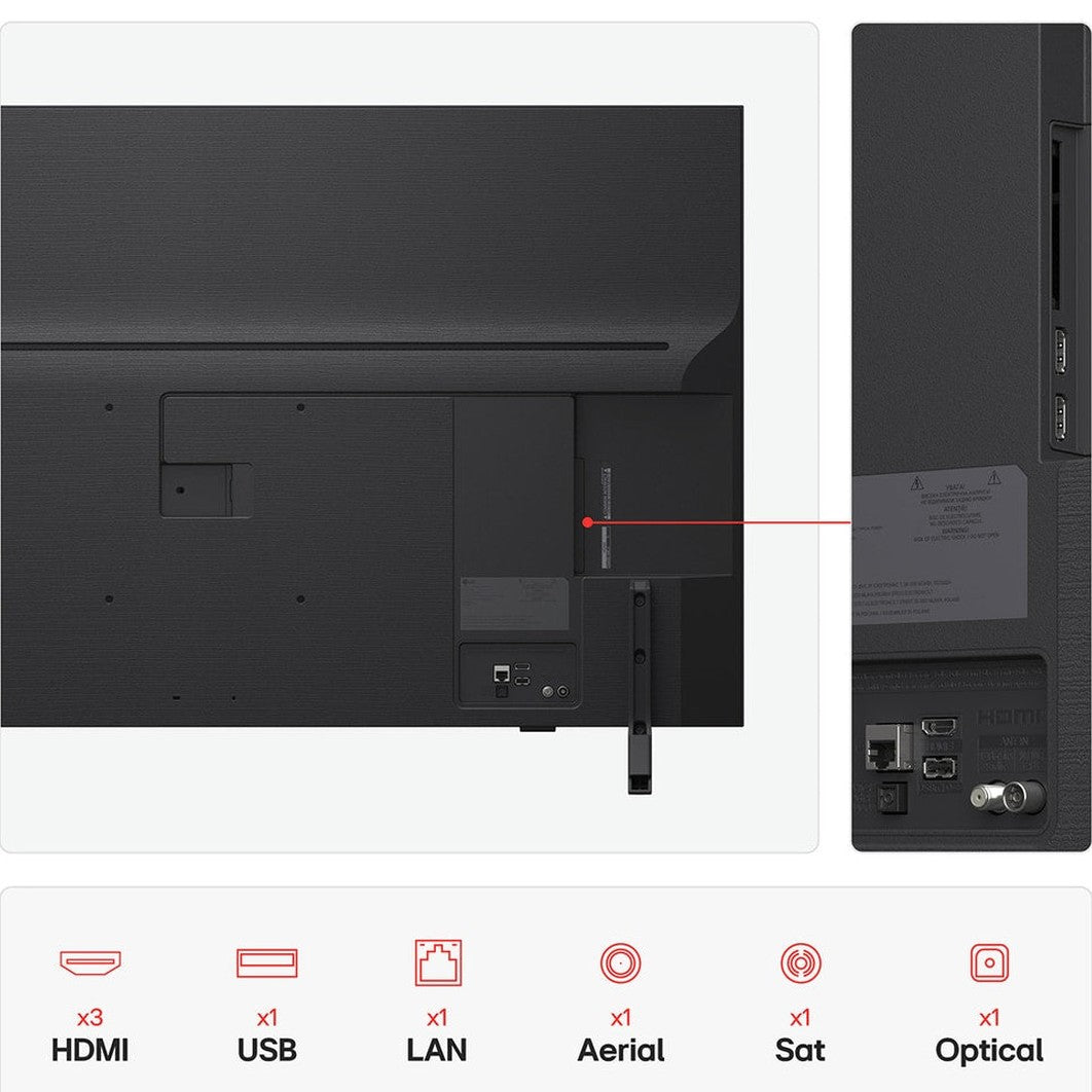 LG QNED AI 50" 4K HDR Smart TV | 50QNED82A6B.AEK - TV 29" (73CM +) - Beattys of Loughrea