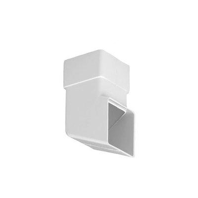 Downpipe White Sq Shoe 68Mm Rbs3 - PVC GUTTER DOWNPIE WHITE - Beattys of Loughrea