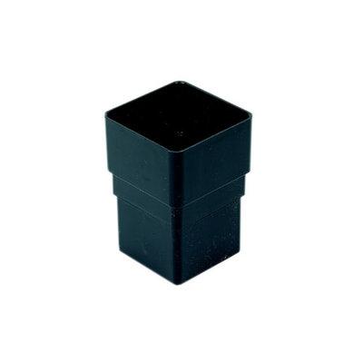 Downpipe Black Round Joiner Connector 68Mm Rs1 Pipe Soc - PVC GUTTER DOWNPIPE BLACK - Beattys of Loughrea