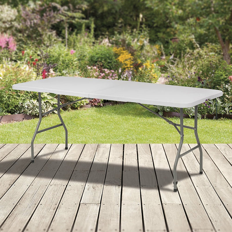 Heavy Duty Folding Picnic Table - 1.8m - SINGLE GARDEN TABLE - Beattys of Loughrea