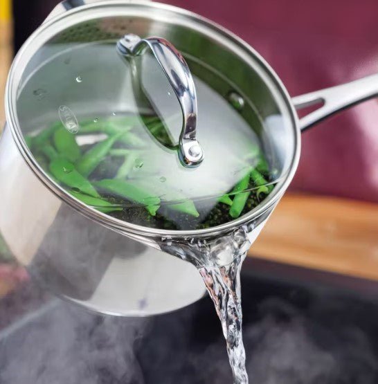 Stellar 7000 5 Piece Draining Saucepan Set S7C1D - COOKWARE - S/STEEL - Beattys of Loughrea