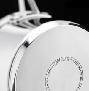 Stellar 7000 5 Piece Draining Saucepan Set S7C1D - COOKWARE - S/STEEL - Beattys of Loughrea