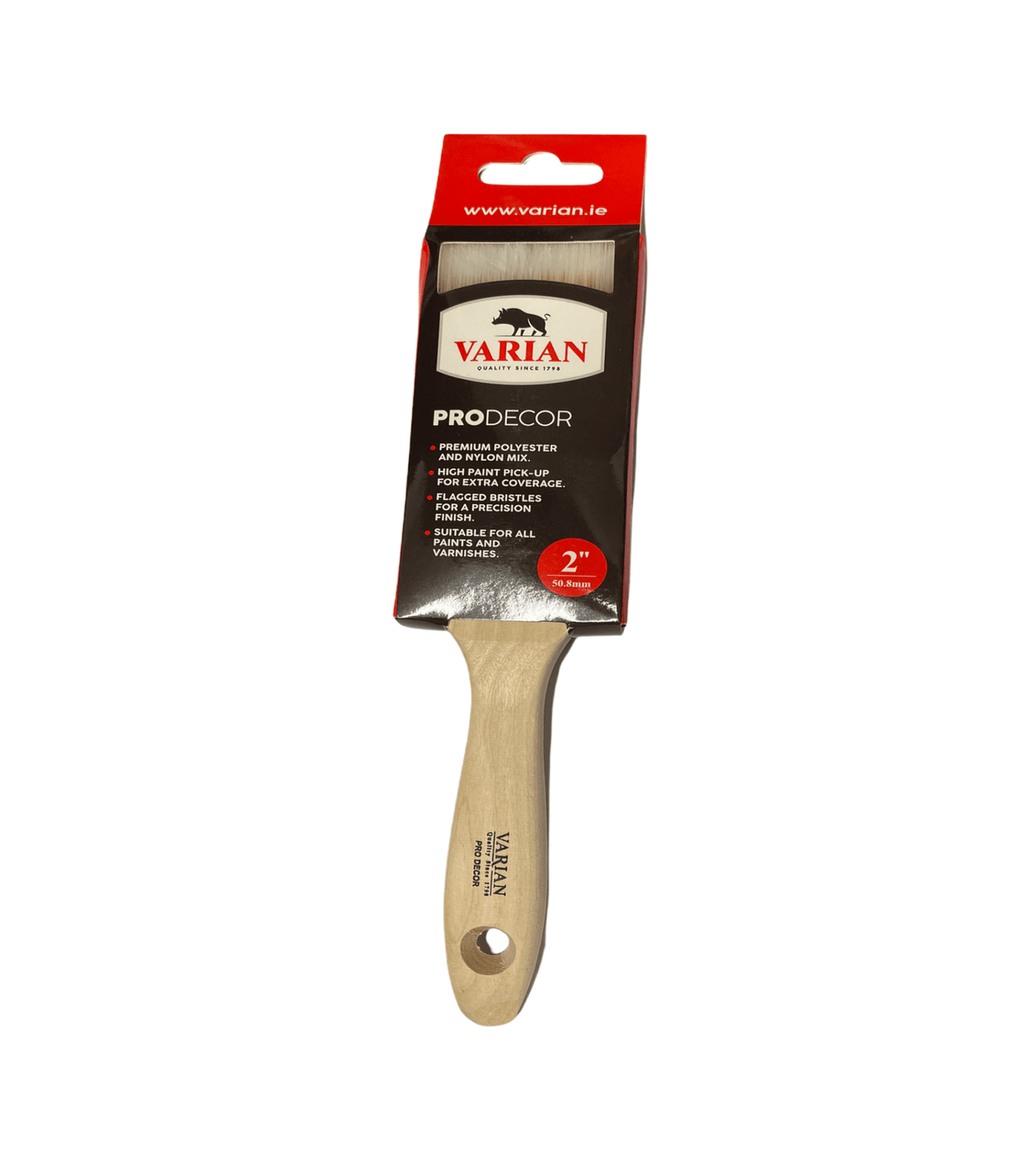 Varian PRO Decor 2" Paint Brush - PAINT BRUSHES - Beattys of Loughrea