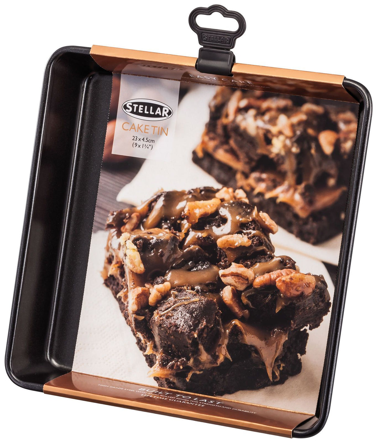 Stellar Bakeware, 9"/23cm Square Cake Tin, Non-Stick. Dishwasher safe. - BAKEWARE - Beattys of Loughrea