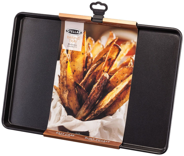 Stellar Bakeware, 38 x 25 x 2cm Baking Tray, Non-Stick. Dishwasher safe. - BAKEWARE - Beattys of Loughrea