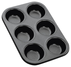 Stellar Bakeware Muffin Tin - 6 Cup - BAKEWARE - Beattys of Loughrea