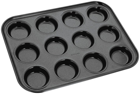 Stellar Bakeware, 12 Cup Bun Tin, Non-Stick Dishwasher safe. - BAKEWARE - Beattys of Loughrea