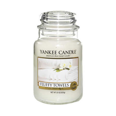 Fluffy Towels Large Yankee Candle 623g - Beattys of Loughrea , www.beattys.ie